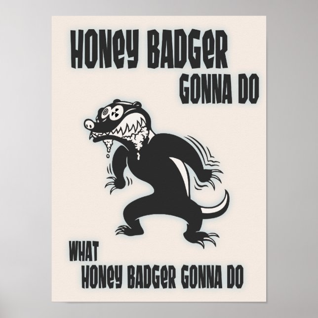 Honey Badger Poster (Front)