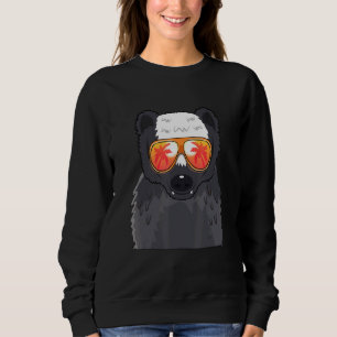 Honey Badger Sunglasses Beach Summer Pool Party Ho Sweatshirt