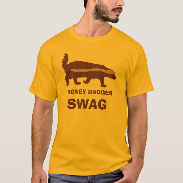 honey badger swag T-Shirt (Front)