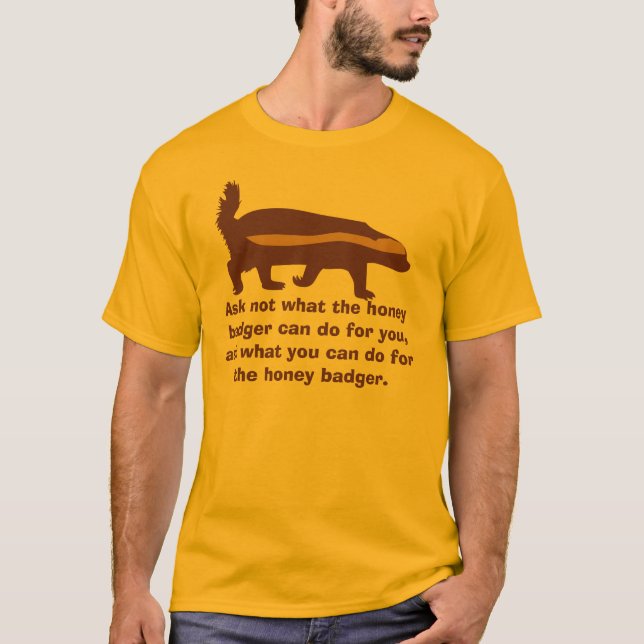honey badger T-Shirt (Front)