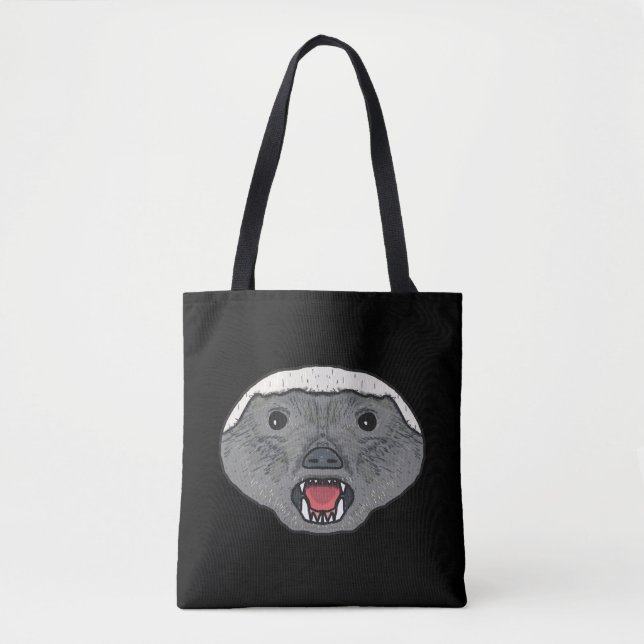 Honey Badger Tote Bag (Front)