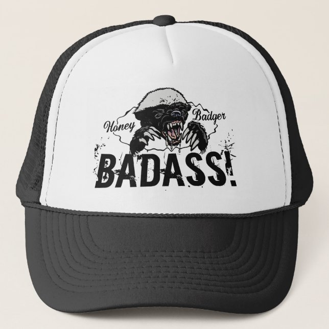 Honey Badger Trucker Hat (Front)