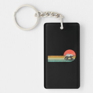 Honey Badger Wild Animal Honey Badger Lover Key Ring