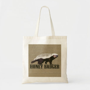 Honey Badger Wild Animal Tote Bag