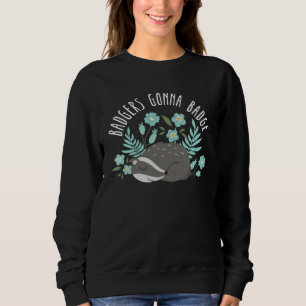Honey Badger  Wildlife Animal Ratel  11 Sweatshirt