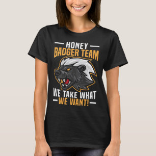 Honey Badger Wildlife Animal Ratel 13 T-Shirt