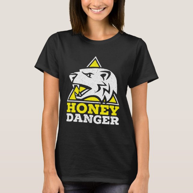 Honey Badger  Wildlife Animal Ratel  8 T-Shirt (Front)