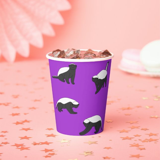 Honey Badgers Paper Cups (Insitu)