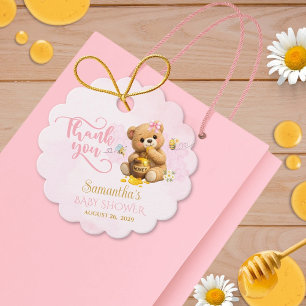 Honey Bear Baby Shower - A Little Honey Baby Showe Favour Tags