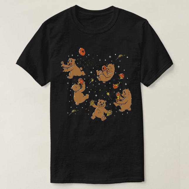 Honey Bears by Tobe Fonseca T-Shirt (Design Front)
