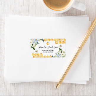 Honey Bee Address Labels