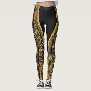 Honey Bee AI art Leggings