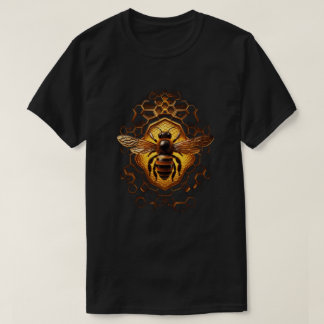 Honey Bee and Honeycomb Nature Lover T-Shirt