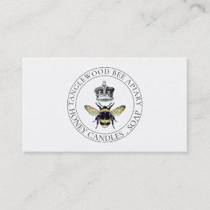 Honey Bee Apiary Honey Products Business Card