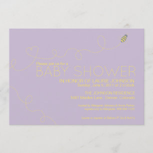 Honey Bee Baby Shower Invitation