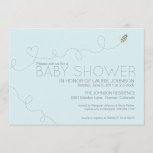Honey Bee Baby Shower Invitation
