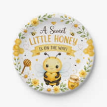 Honey Bee Baby Shower Plates