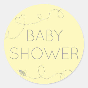 Honey Bee Baby Shower Sticker