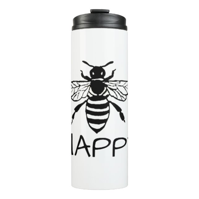Honey Bee/ Be Happy Thermal Tumbler (Front)