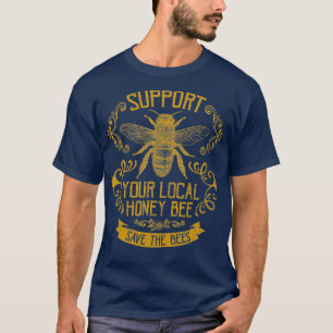 Honey Bee Bee Keeper Design T-Shirt