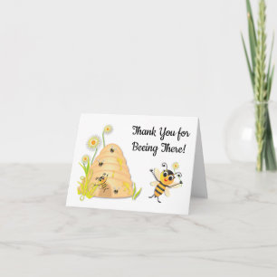 Honey Bee Beehive Thank you note