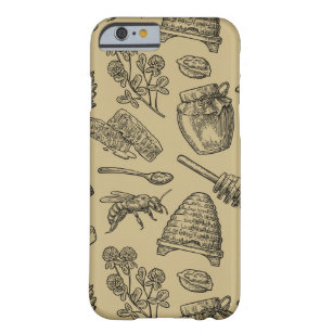 Honey Bee Beehive Vintage Organic Natural Nature Barely There iPhone 6 Case