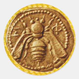 HONEY BEE / BEEKEEPER BEEKEEPING SUPPLIES CLASSIC ROUND STICKER