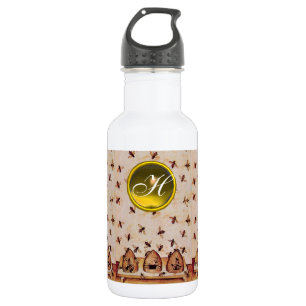 HONEY BEE ,BEEKEEPER,Gemstone Monogram 532 Ml Water Bottle