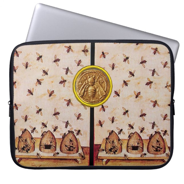 HONEY BEE ,BEEKEEPER LAPTOP SLEEVE (Front)