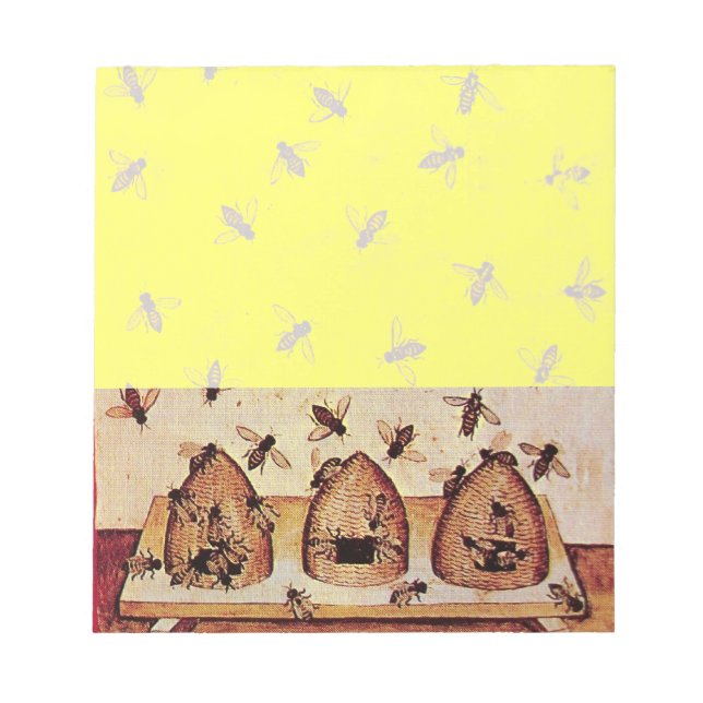 HONEY BEE ,BEEKEEPER NOTEPAD (Front)