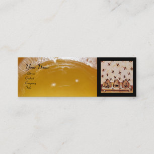 HONEY BEE ,BEEKEEPING,BEEKEEPER APIARIST MINI BUSINESS CARD