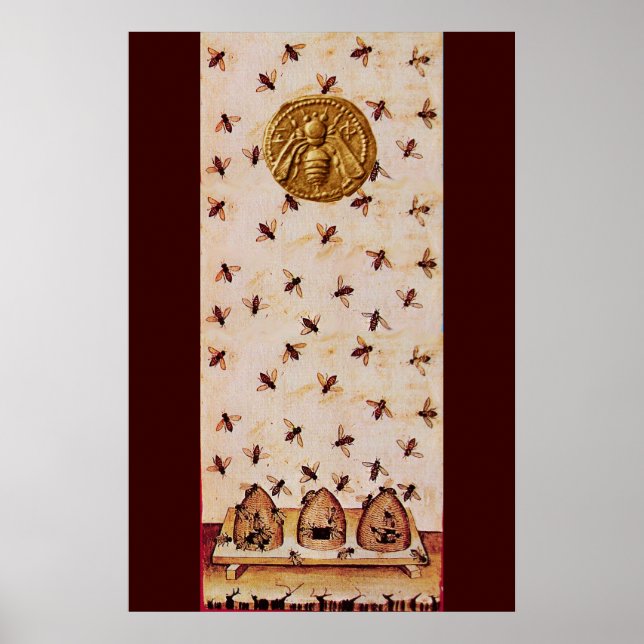 HONEY BEE ,BEEKEEPING,BEEKEEPER POSTER (Front)