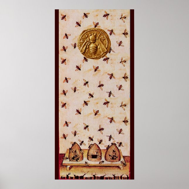 HONEY BEE ,BEEKEEPING,BEEKEEPER POSTER (Front)