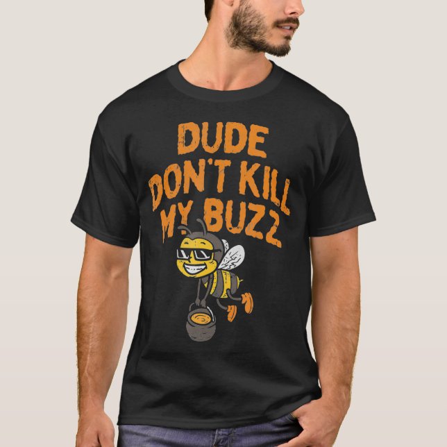 Honey Bee Beekeeping Funny Cute Insect Farming T-Shirt (Front)
