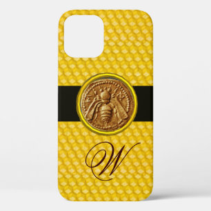 HONEY BEE, BEEKEPER MONOGRAM iPhone 12 CASE