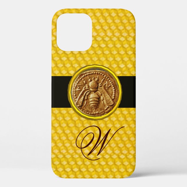 HONEY BEE, BEEKEPER MONOGRAM Case-Mate iPhone CASE (Back)