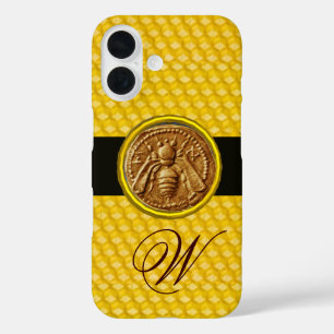HONEY BEE, BEEKEPER MONOGRAM iPhone 16 CASE