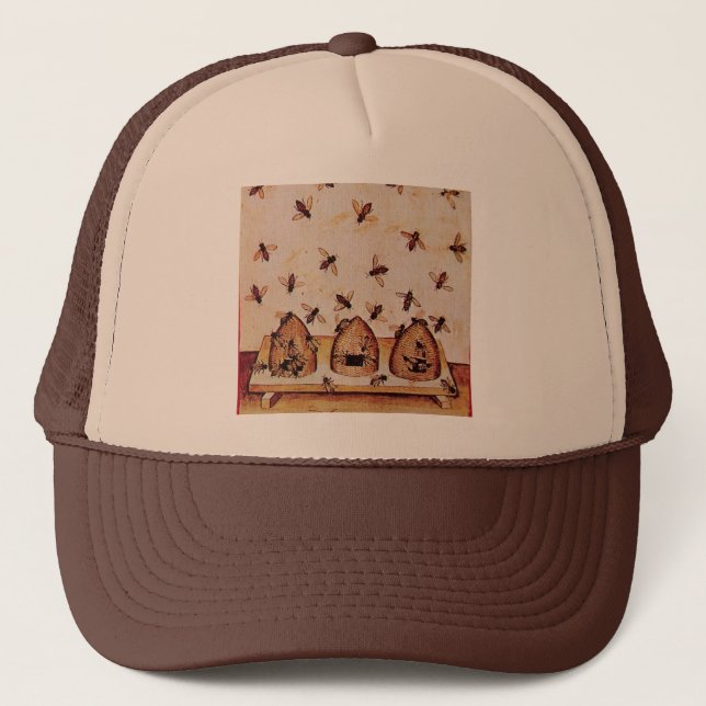 HONEY BEE, BEEKEPER TRUCKER HAT (Front)