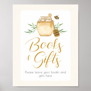 Honey Bee Books And Gifts Baby Shower Table Sign