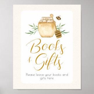 Honey Bee Books And Gifts Baby Shower Table Sign