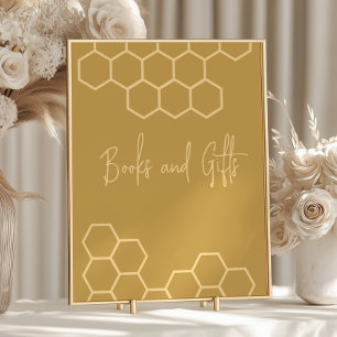 Honey Bee Books and Gifts Shower Poster