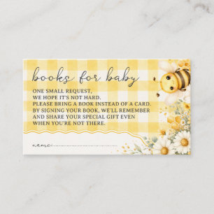 Honey Bee Books For Baby Enclosure Card