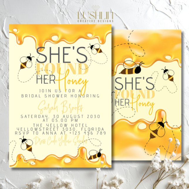 Honey Bee Bridal Shower Invitation (Creator Uploaded)