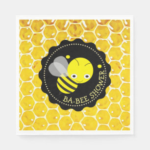 Honey Bee Bumblebee Themed Babee Shower Napkins