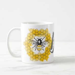 Honey bee Bumblebee trendy summer and spring Coffee Mug