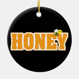 HONEY BEE CERAMIC ORNAMENT