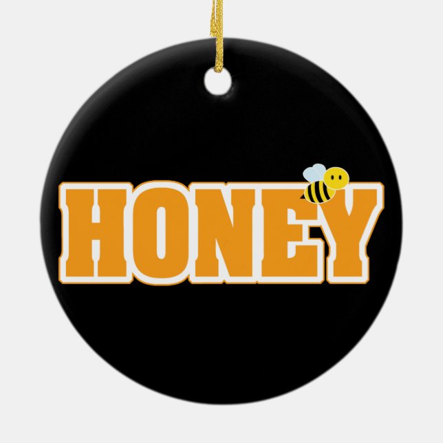 HONEY BEE CERAMIC ORNAMENT (Back)