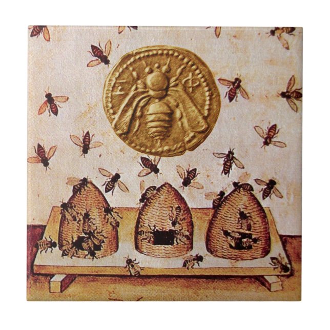 HONEY BEE CERAMIC TILE (Front)