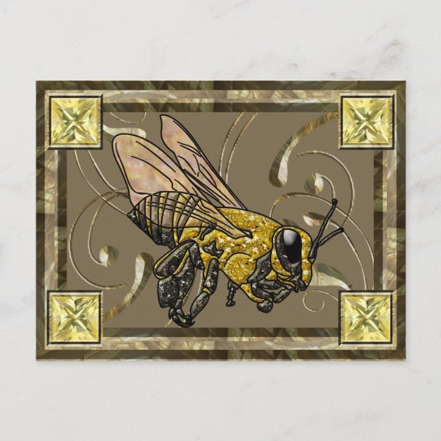 Honey Bee Collector Card (Front)