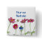 Honey Bee Cosmos Flowers Nurse Name Tag